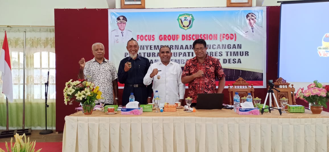 Wabup Agus Boli buka Diskusi Lembaga Adat Desa di Flores Timur