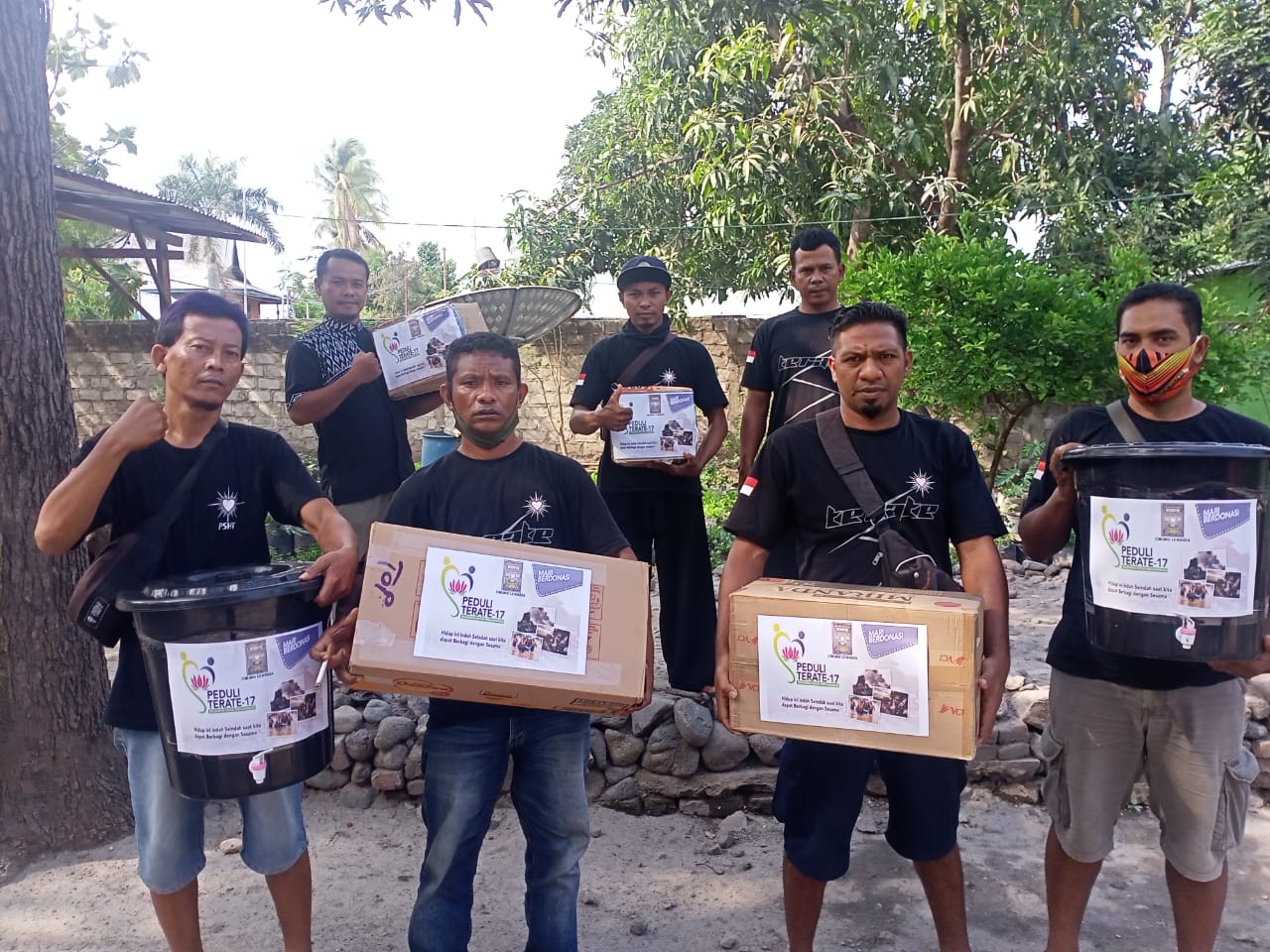 Organisasi Pencak Silat PSHT Cabang Lembata, Ambil Bagian Bantu Korban Erupsi Ile Lewotolok
